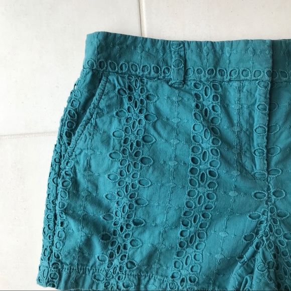 Ann Taylor Loft Factory Eyelet Cotton Shorts SH86 - Picture 5 of 8